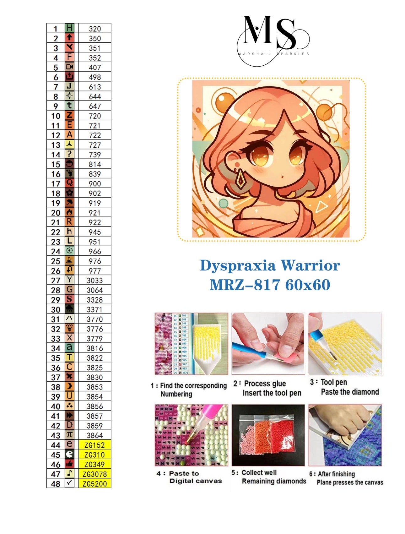 Dyspraxia Warrior © 60x60