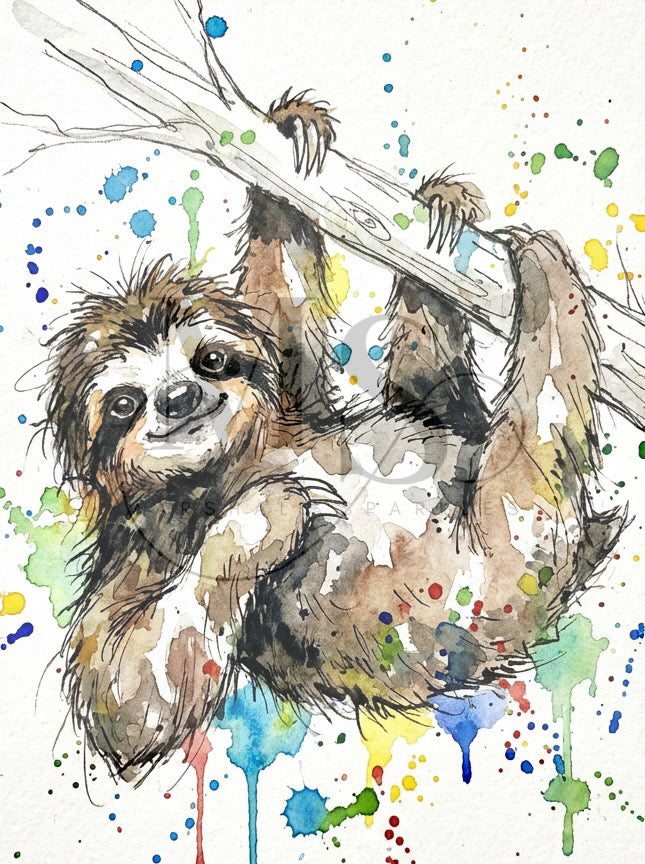 Sloth © 40x50 - (print to order)