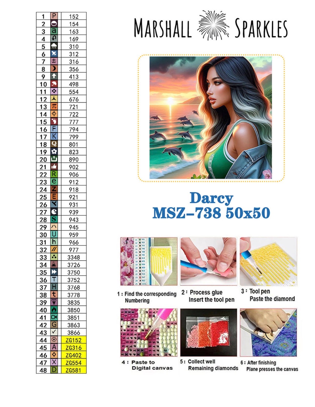 Darcy ©  50x50 (print to order)