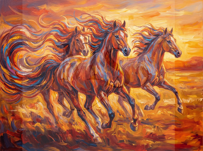 Horses © 60x45