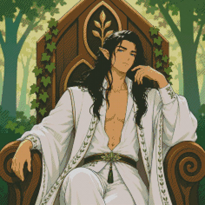 Earth Prince © 60x60 by Katie Mayo-Jackson