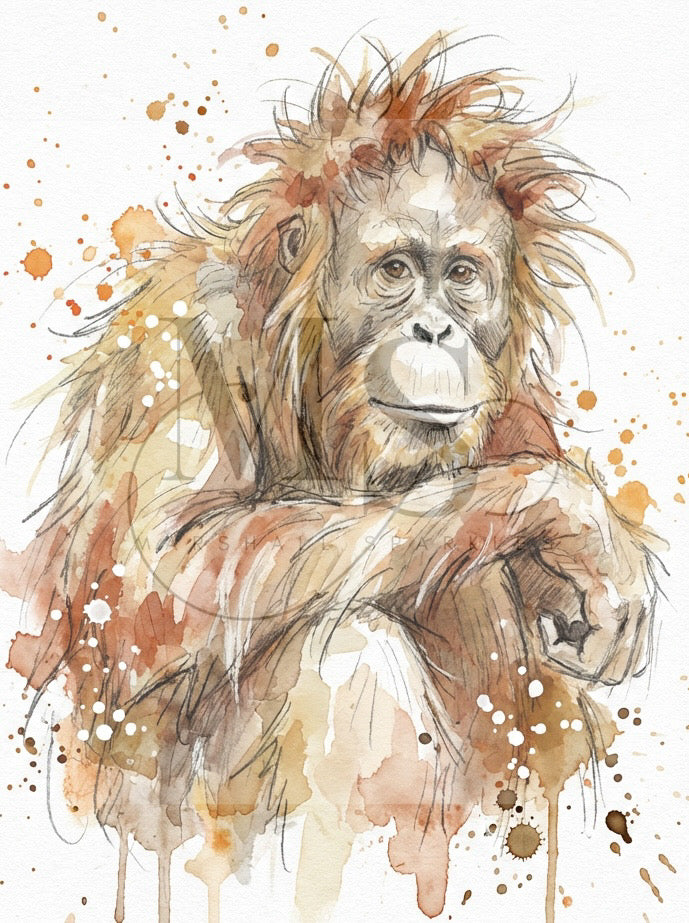 Orangutan © 40x55 - (print to order)