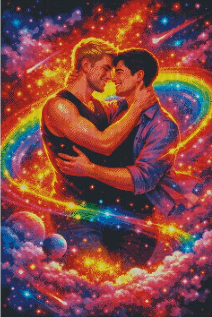 Two Souls, One Flame © 60x90