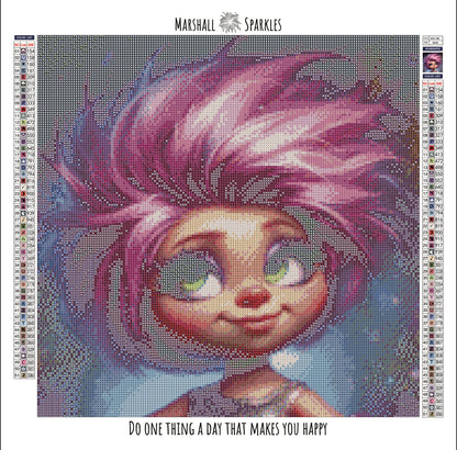 Astrid Troll © 40x40 Square Fairy Drills