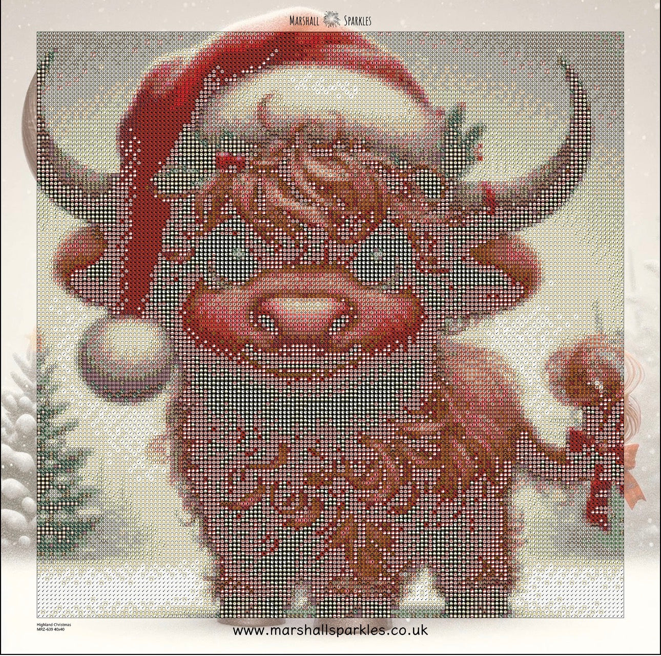 Highland Christmas © 40x40