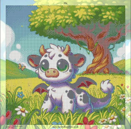 Dragon Cow © by Overton Designs 50x50