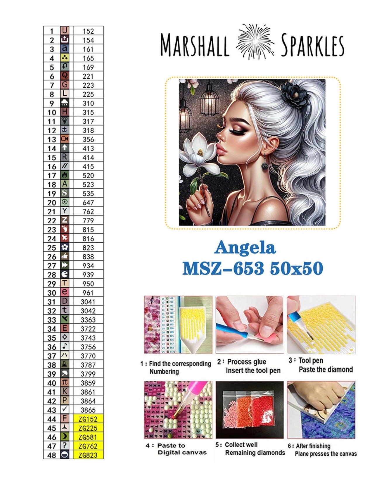 Angela © 50x50 (print to order)