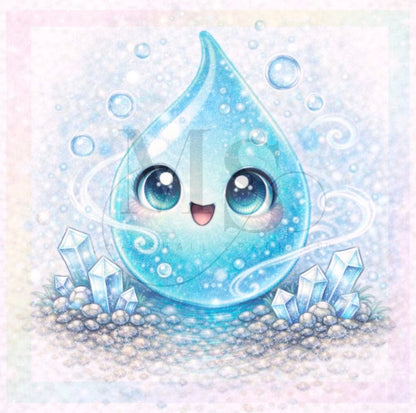 Mini Water Element © 40x40 by Miss Millicent