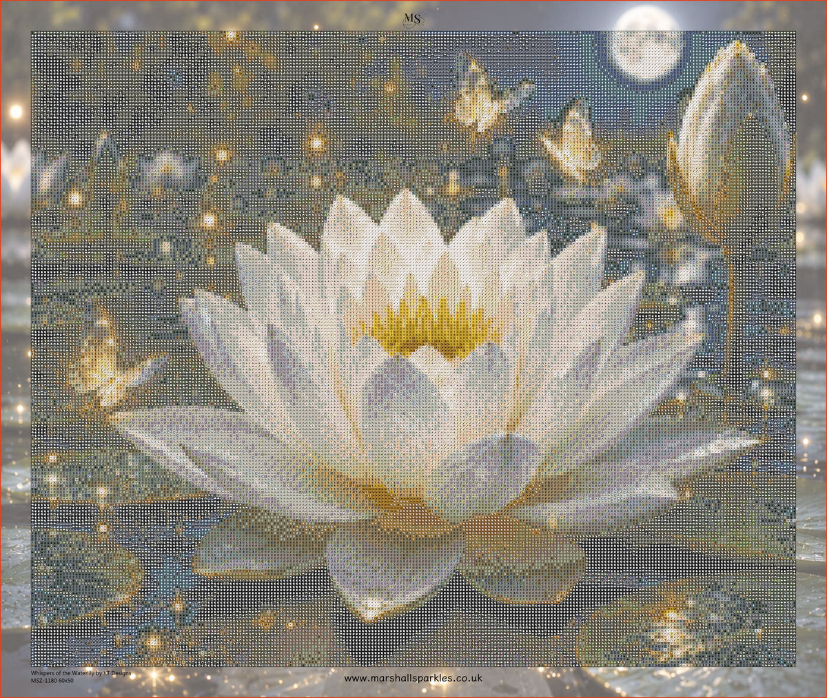 Whispers of the Waterlily © 60x50 by KT Designs