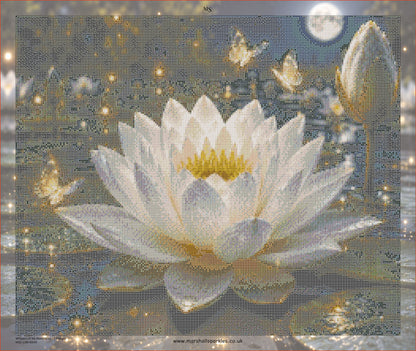 Whispers of the Waterlily © 60x50 by KT Designs