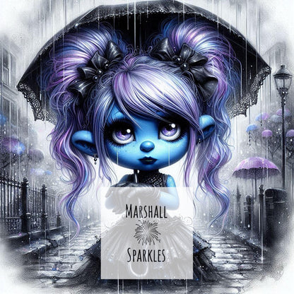 Mila Blue © 40x40 (print to order)