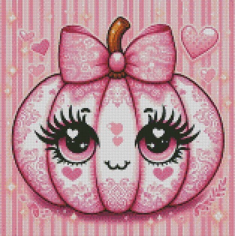 Pink Pumpkin © 40x40 Square Sparkles Drill™