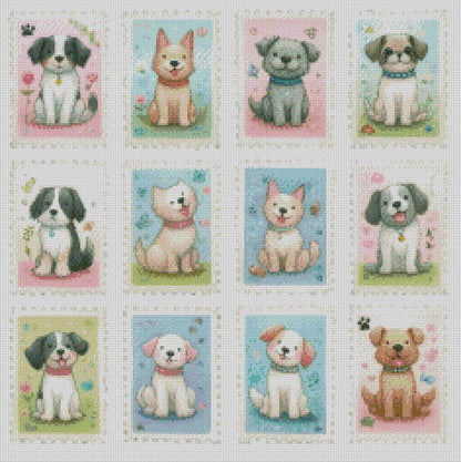 Puppy Stamps © 60x60