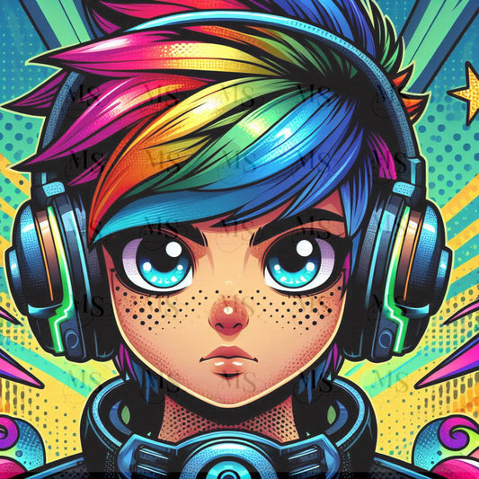 Mod Muse Mayhem © 40x40