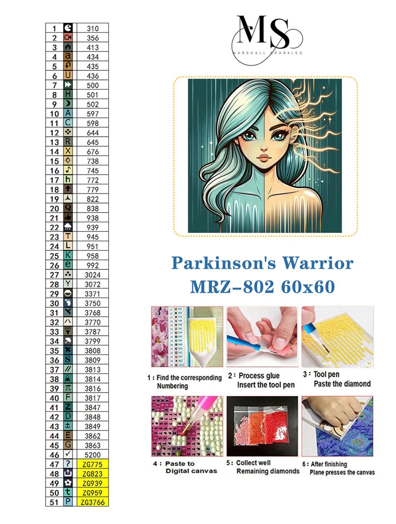 Parkinson’s Warrior © 60x60