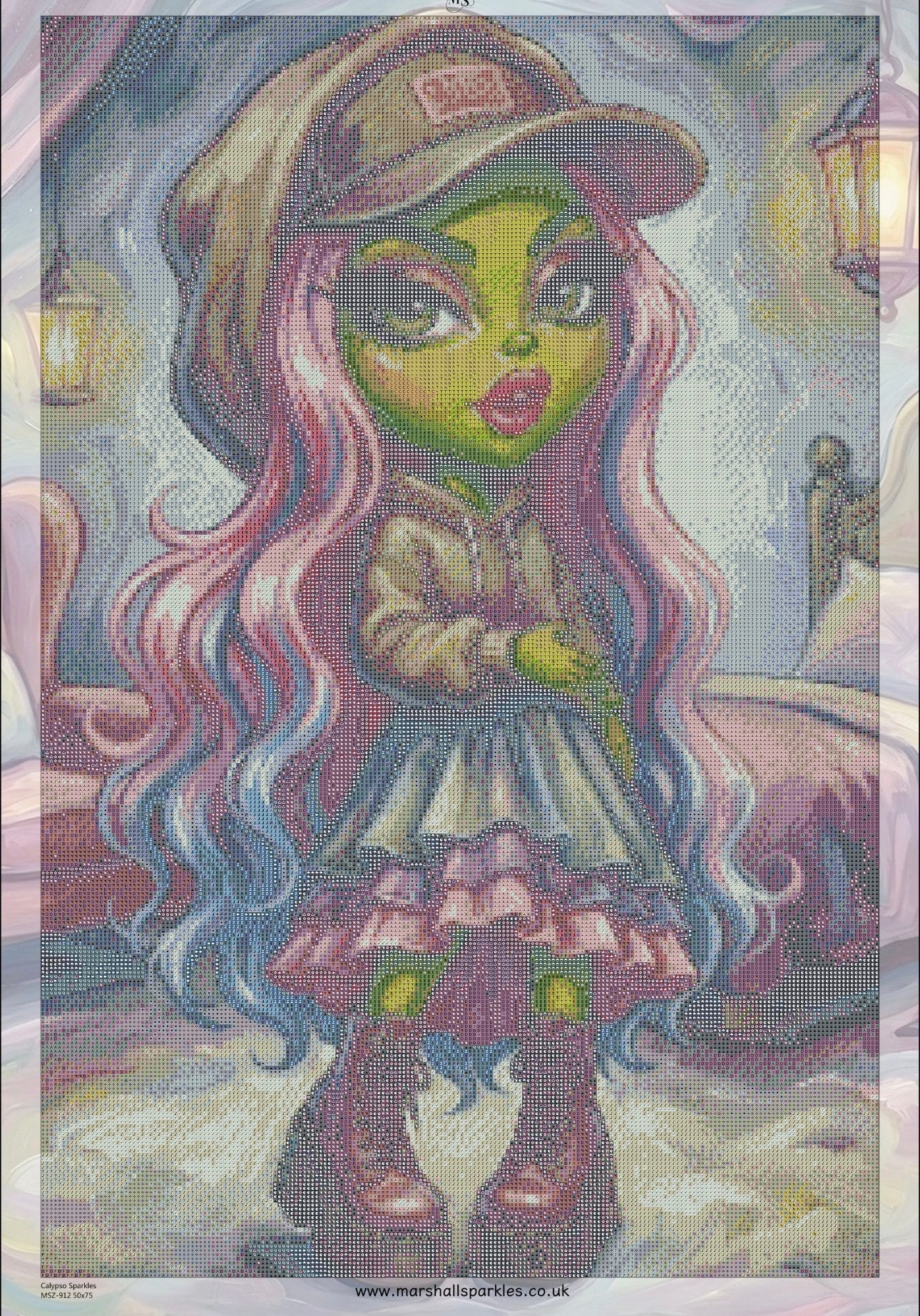 Calypso Sparkles © 50x75 Square Fairy