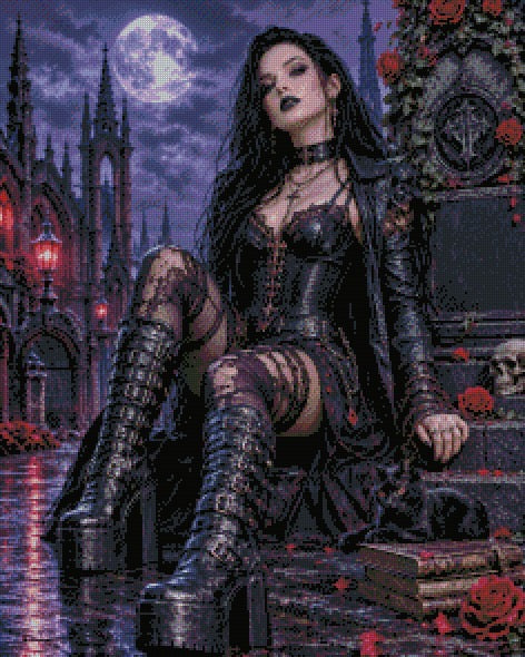 Midnight Empress © 60x75 by Nat Art Designs