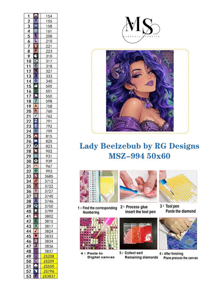 Lady Belphegor ©  50x50 by RG Designs