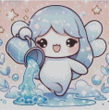 Zodiac - Aquarius Spirit © 30x30