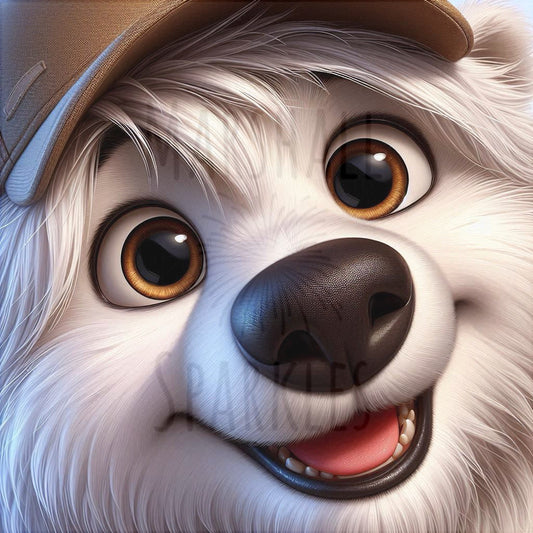 Cap Crew - Polar Bear © 40x40 - (print to order)
