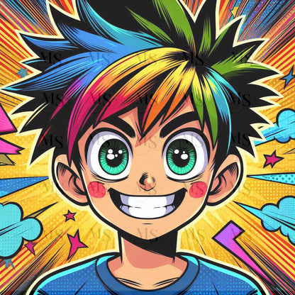 Retro Radiance Rebels © 40x40