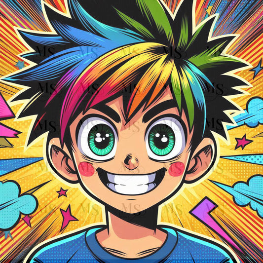 Retro Radiance Rebels © 40x40