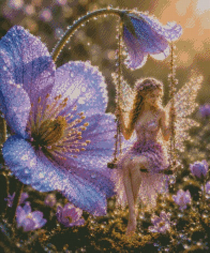 Whispers of the Purple Bloom © 50x60 by KT Designs
