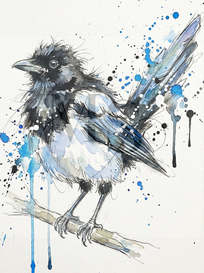 Magpie © 40x55 - (print to order)