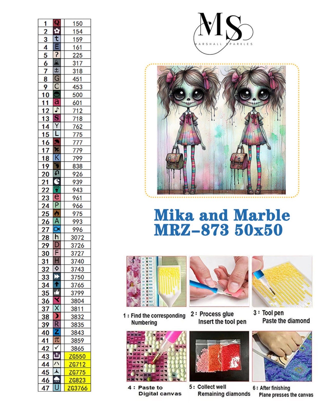 Mika and Marble  ©  50x50