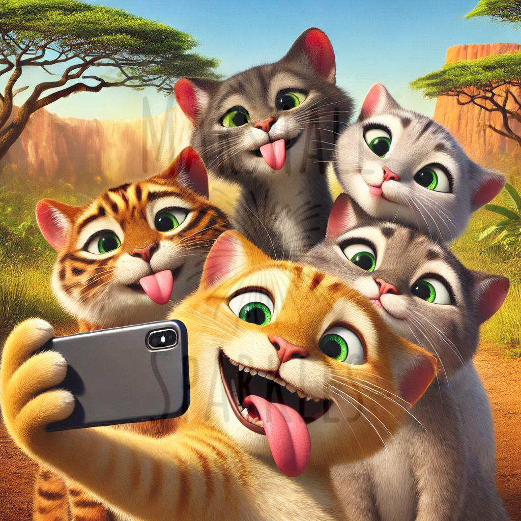 Selfie Cats © 60x60