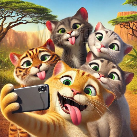 Selfie Cats © 60x60