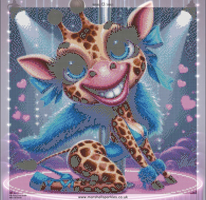 Pink Pony Club Giraffe © 50x50 (print to order)