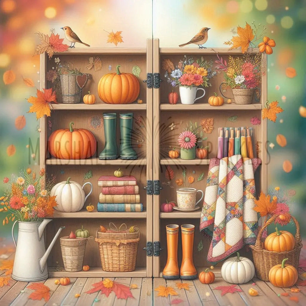Spooky Bookshelf © 50x50