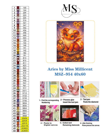 Aries © by Miss Millicent 40x60