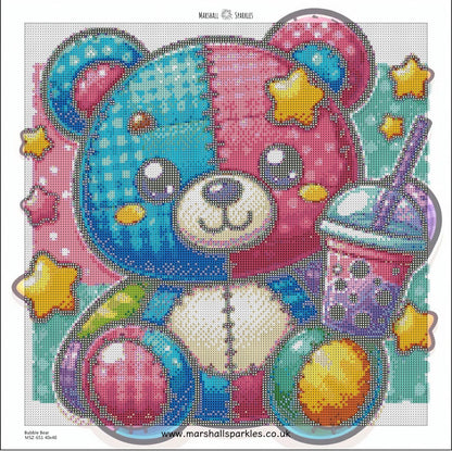 Bubble Bear ©  40x40 (print to order)