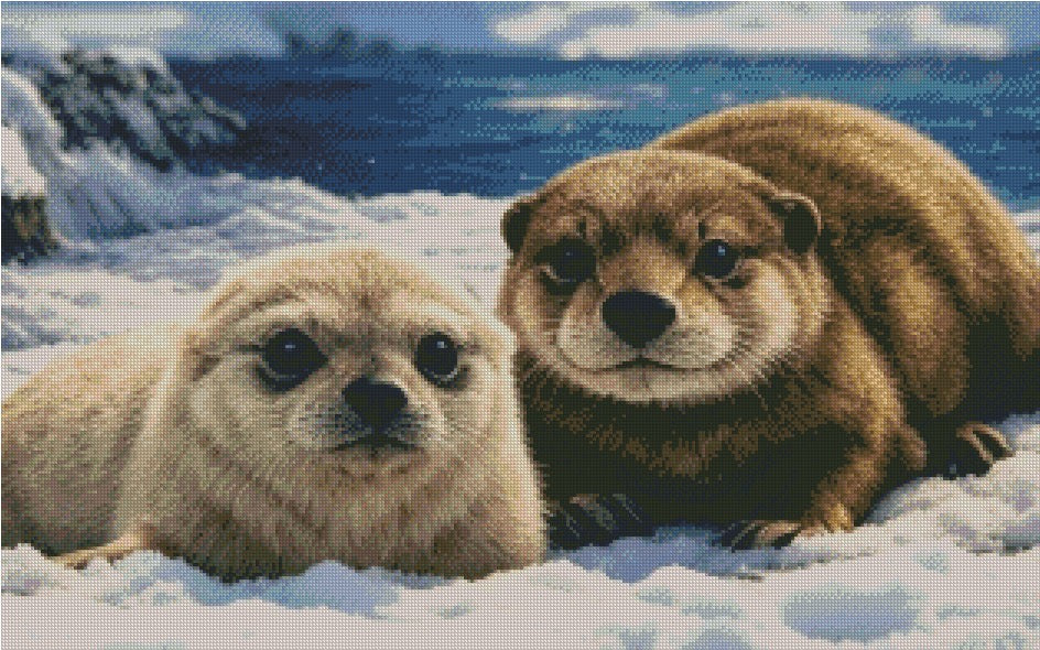 The Pawfect Pair © 50x80