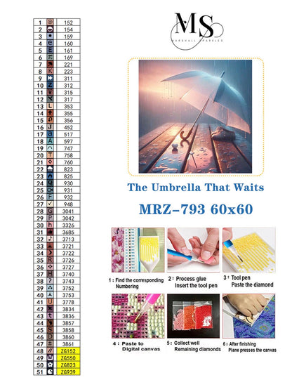 The Umbrella That Waits © 60x60