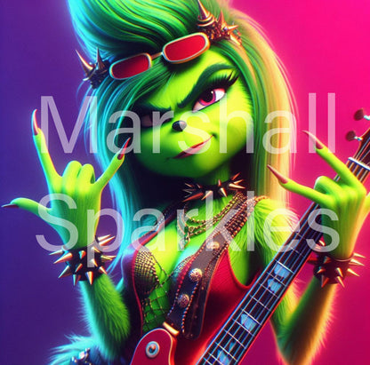 Punk Rocker ©  50x50 Round Drill