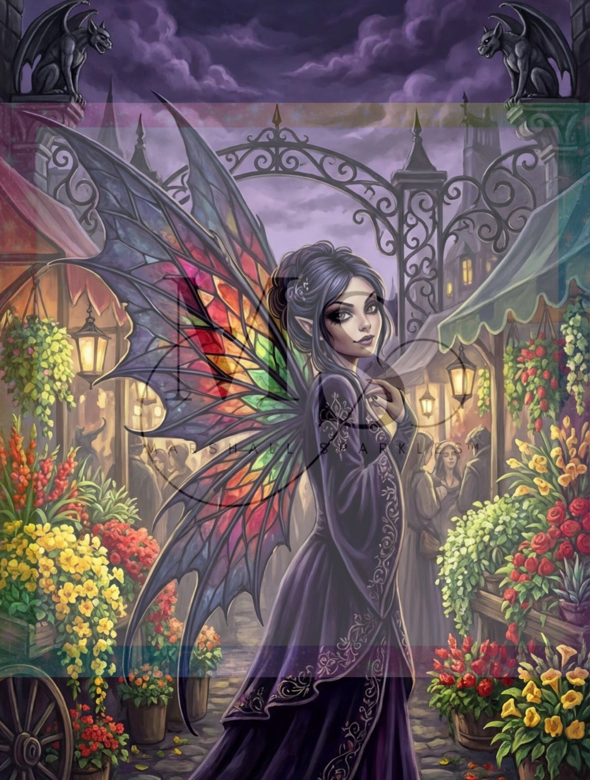 Mariposa Nightbloom © 60x80
