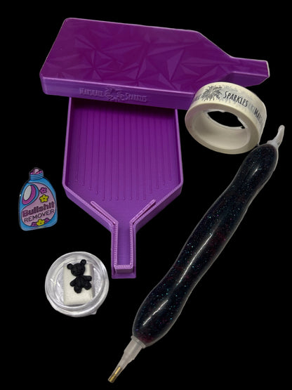 Upgraded Kit - in Stock Orders ONLY (can only be purchased with a stocked boxed diamond painting, Sparkle Savers NOT included)