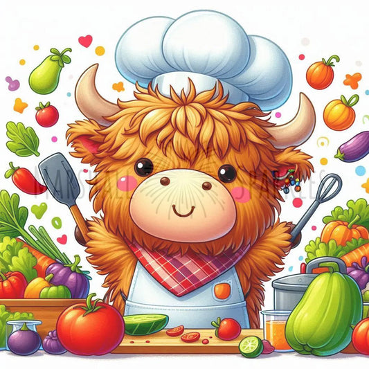 Highland Chef © 40x40 square fairy drill