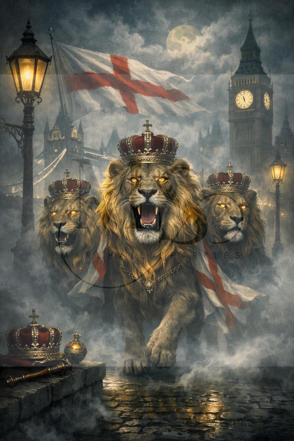 Pride of England © 50x75 by NAT Art Creations