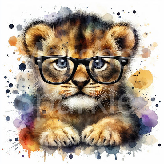 Lion Cub Splash Glasses ©