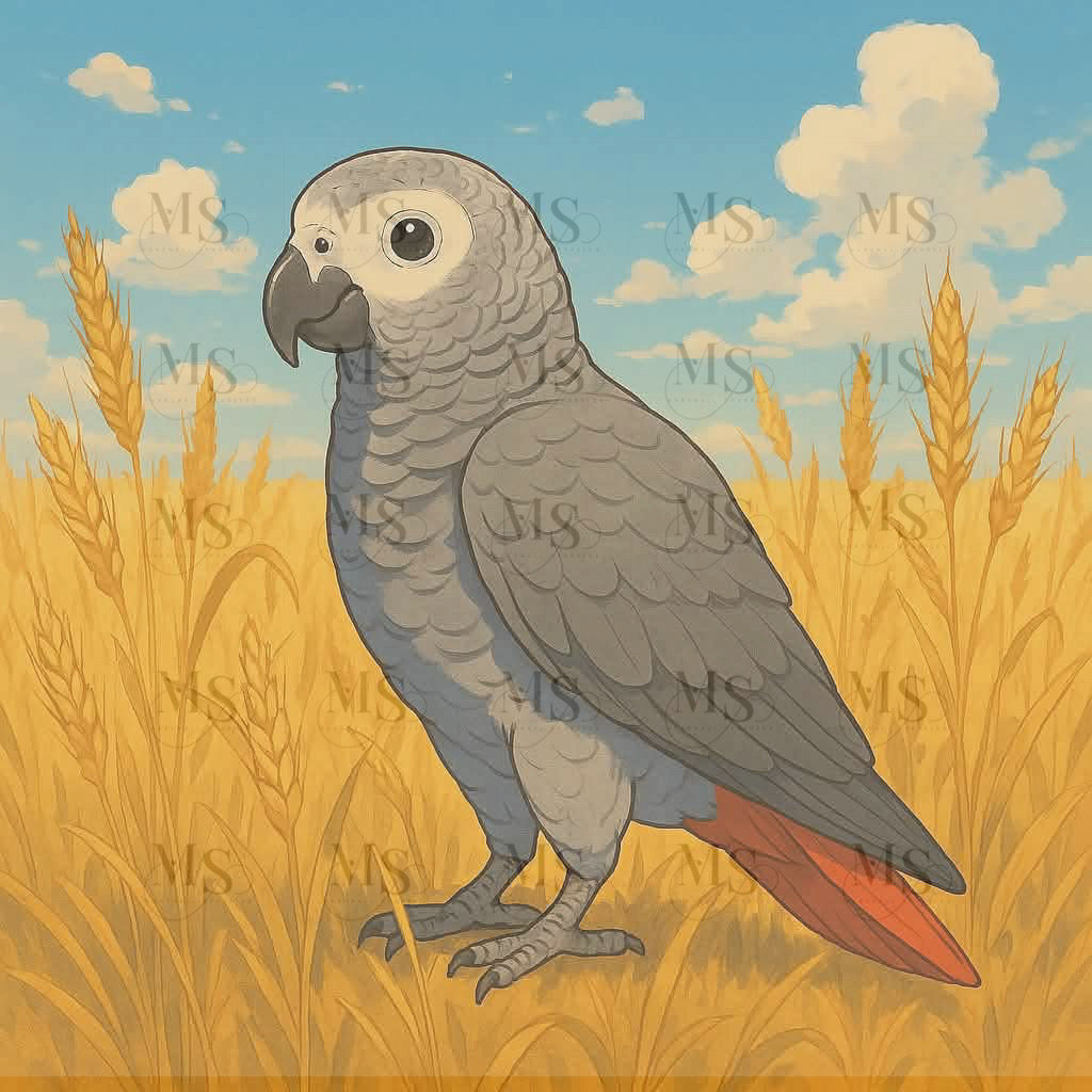 12 Months of Parrot © 30x30 by Katie Mayo-Jackson