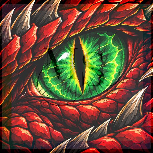 Dragons Gaze © 40x40 by CrazyLone Wolf