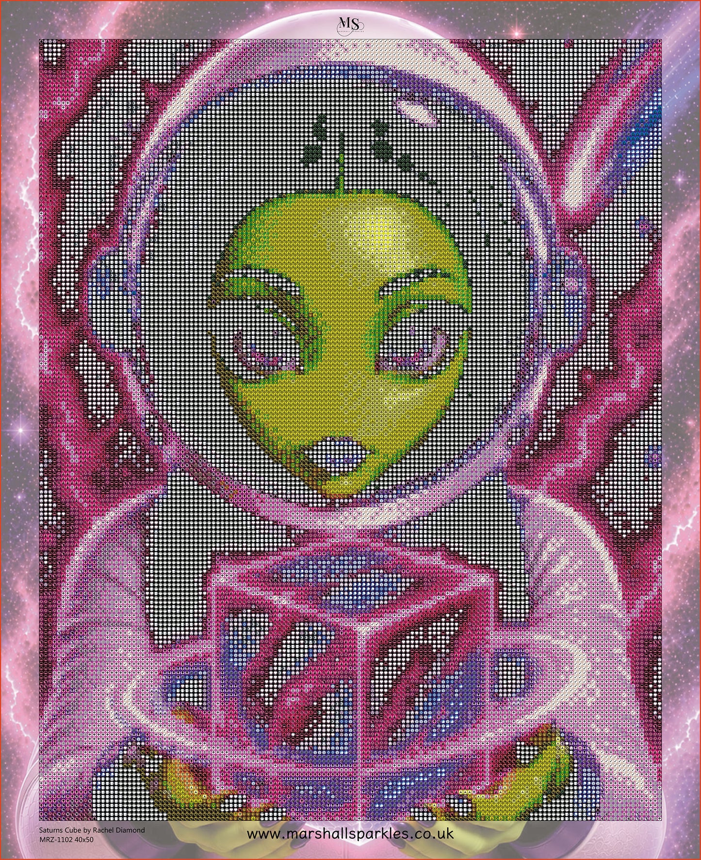 Saturns Cube © 40x50 by Rachel Diamond