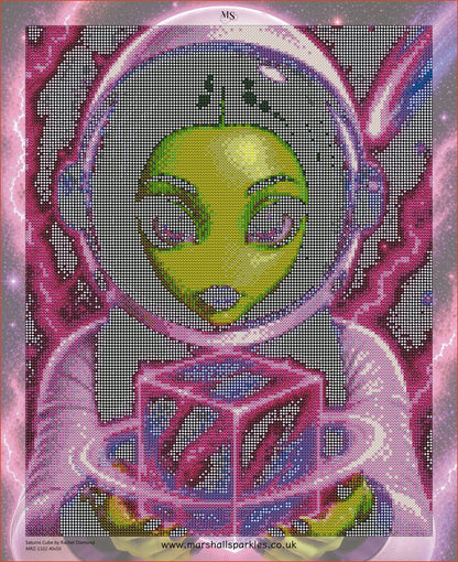 Saturns Cube © 40x50 by Rachel Diamond
