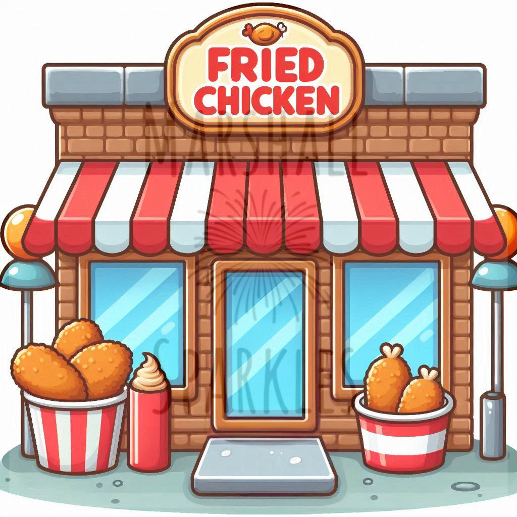 Fried Chicken Takaway © 50X50
