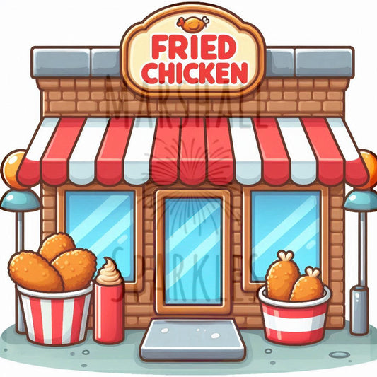 Fried Chicken Takaway © 50X50
