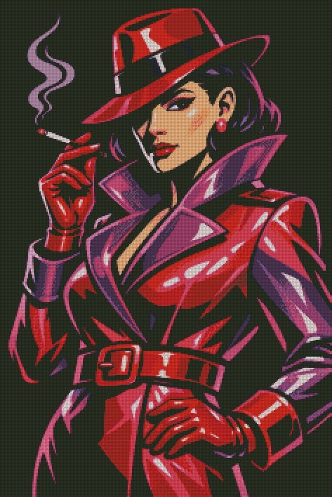 Scarlet Smoke (sticky Liquorice) © 60x90